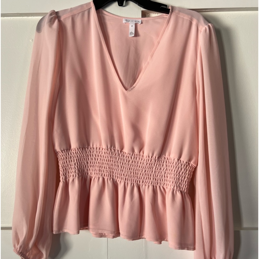 Pretty in pink top.